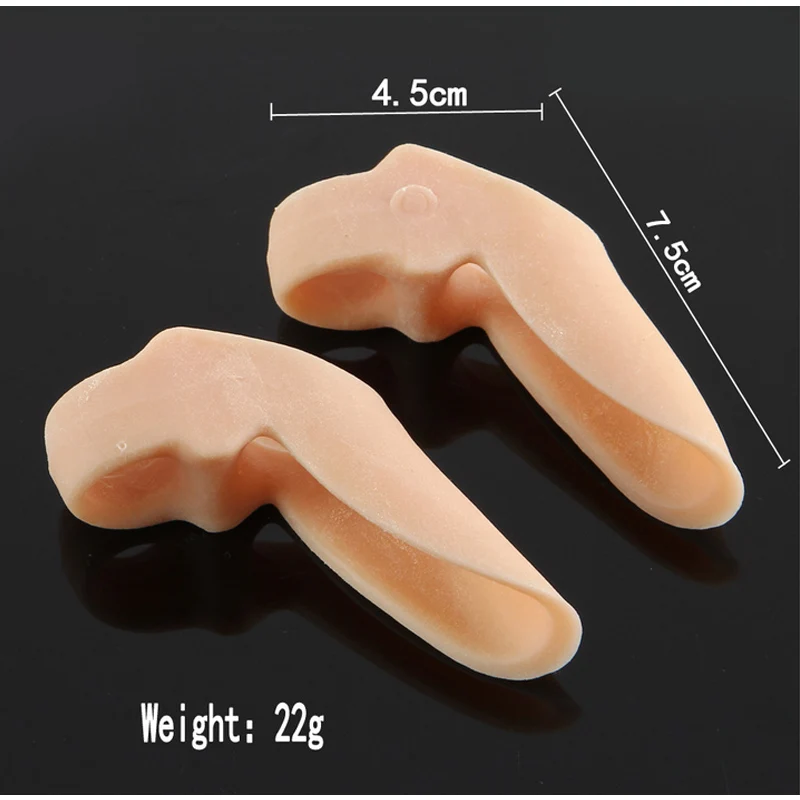 10Pcs Silicone Big Toe Separator Bunion Adjuster Hallux Valgus Toe Straightener Corrector Gel Foot Fingers Pedicure Tool D2222