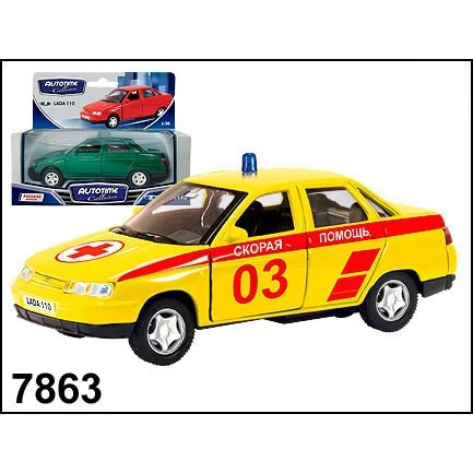 Модель автомобиля ВАЗ-2110. Скорая помощь 1:34 | Игрушки и хобби
