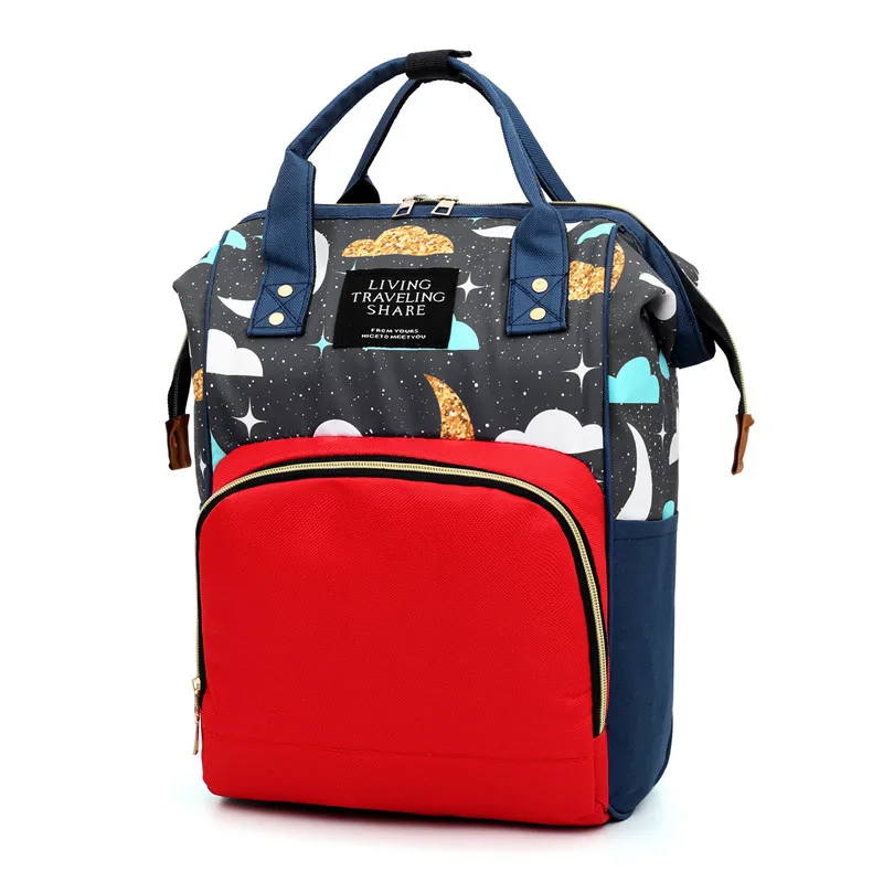 

Diaper Bag Backpack For Moms Waterproof Large Capacity Stroller Diaper Organizer Unicorn Maternity Bags Nappy Changing Baby Bag