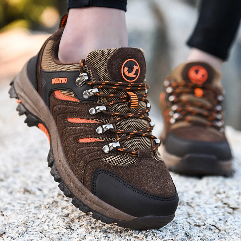 

men Hiking Shoes Professional Waterproof Hiking Boots Tactical Boots Outdoor Mountain Climbing Sports Sneakers Boots for Hunting