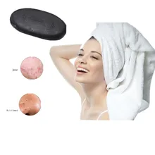 Ручной работы мед бамбуковый уголь очищающее мыло Турмалин удаленное мыло от акне банный бар мыло для лица натуральное изысканное мыло для кожи