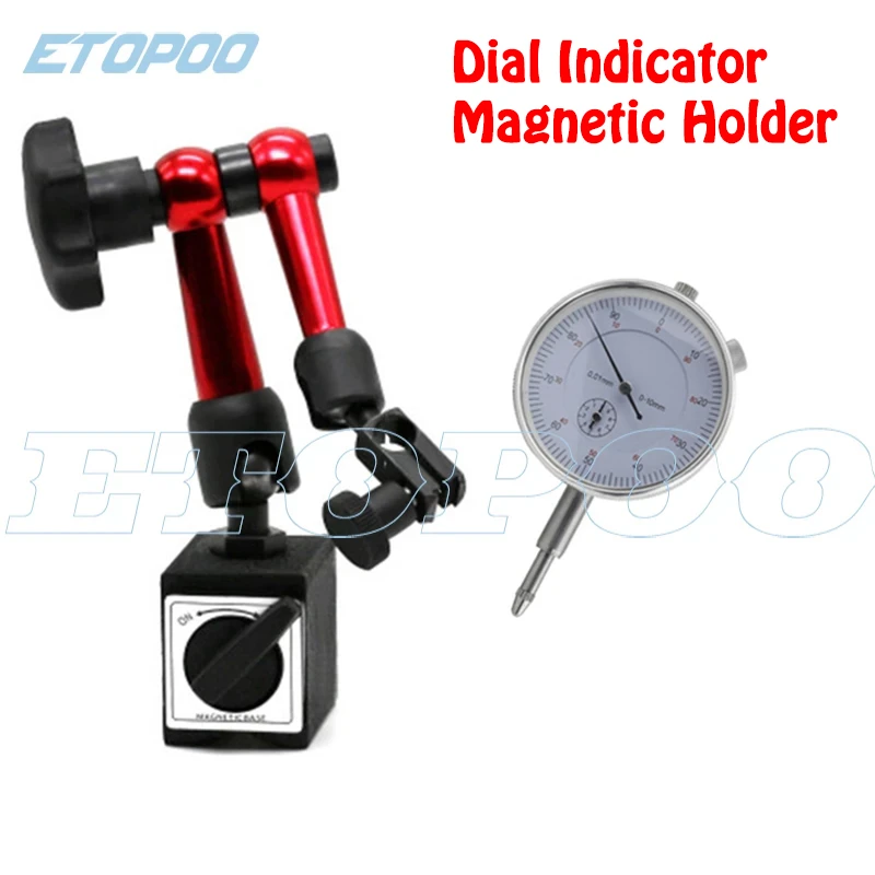 Flexible Magnetic Base for Industrial Hardware Lever Dial Indicator Practical Magnetic Base Holder Stand Flexible Magnetic Base for Industrial Hardware Lever Dial Indicator Practical Magnetic Base Holder Stand