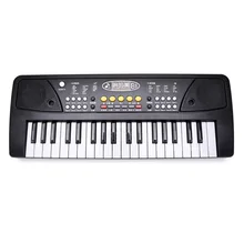 Встряхивание голосовой сети красный Amazon Многофункциональный Детский Электронный светильник клавиатуры обучение 37 ключ обучающая игрушка маленький