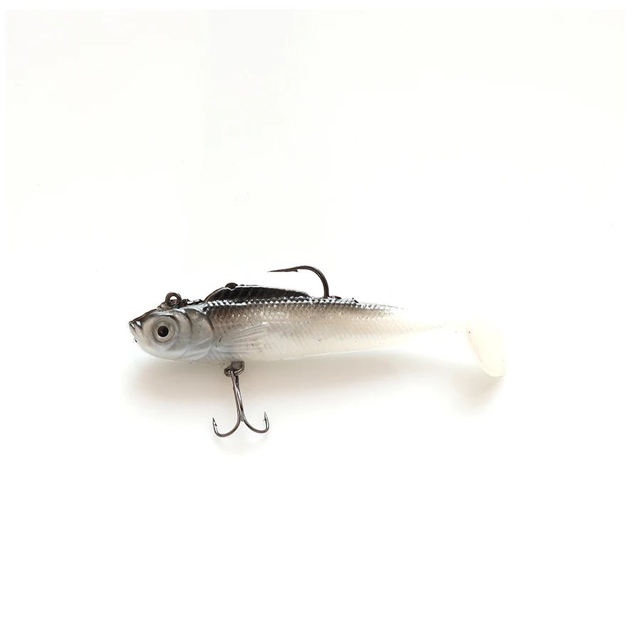 W. P. E свинцовая головная Мягкая приманка 8 см/10 см/12 см/14 см приманка для ловли окуня 1 шт. 9 г-42 г джиг, приманка для рыбалки тройной крючок рыболовные снасти - Цвет: 126