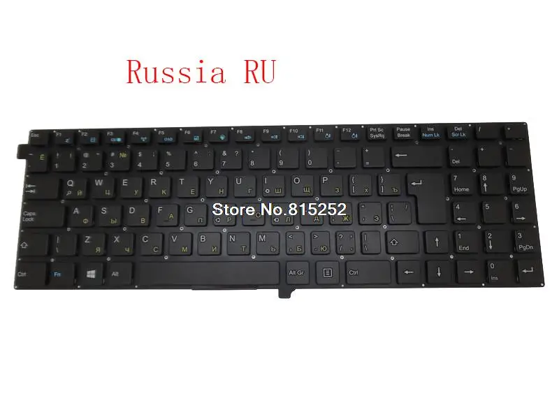 

Клавиатура для ноутбука для чка NH5CU01 NH5KB11 NH5BT15 MP-12C98SU-F51W 12C9F510SUW-C SF-2196 002-12C98LHB03 + Россия Новинка