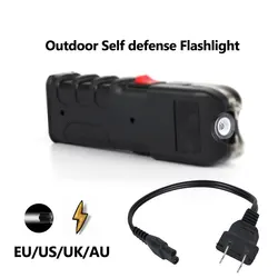 Lampe de poche à Led forte et Portable, pour l'extérieur, autodéfense, fenêtre cassée, cône, projecteur, torche, outils 