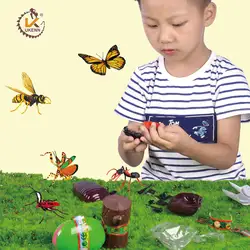 4 шт животное насекомое головоломка образовательные игрушки для детей-24 вида насекомых