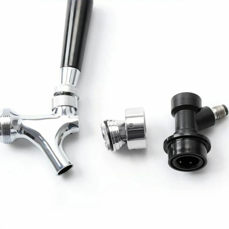 Beer Brass Faucet Quick Disconnect Valve Beer Keg Tap Faucet WWO66