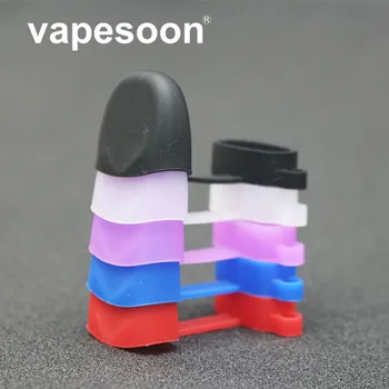 

10pcs High quality Vapesoon Universal Protect Silicone Sanitary Cap vape band for vape pod kit drip tip cover dust cap