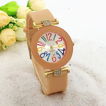 

Watch Large Waterproof Electronic Silicone Belt Watch Color Digital GJ024