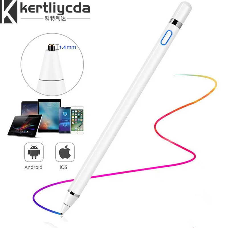 Для Apple Pencil 2 высокоточная сенсорная ручка медный перо Стилус для iPad Pro 11 12 9 7 2018 Air 3