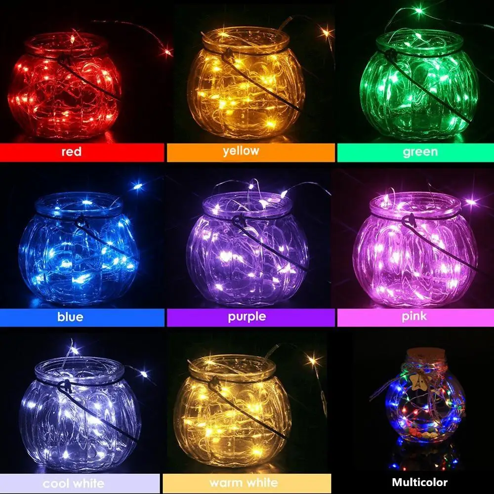 

200pcs/lot Fairy Holiday Light Silver Wire 10/20/30/50 Led String Battery Operated for Wedding Centerpiece Party Table Decoratio