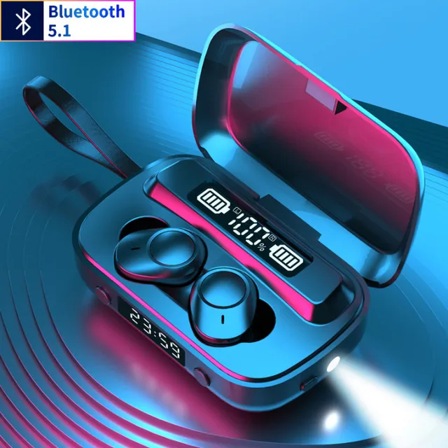 Mini Earbuds Wireless Bluetooth 5.1 Headset A13 Bluetoot headphones  HiFi Stereo Earphones TWS earphones for Sports and Gams 2