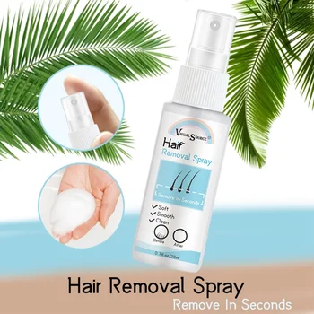

NEW 20ml Painless Hair Growth Removal Cream Hand Leg Hair Loss Cream Inhibitor Spray Beard Bikini Intimate Body Stop Hair