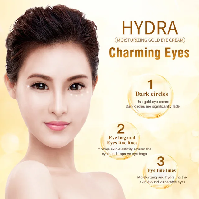 Gold Eye Cream Remove Anti Wrinkles Collagen Hydra Moisturizing Eye Gel Remove Eye Bag Anti Puffiness Dark Circles Eye Care 4