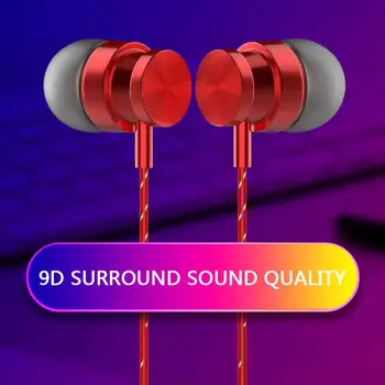 

In-Ear Wired Earphone HIFI Bass Stereo Waterproof Earbuds Earpieces Support PC Laptop Tablet Mobile Phone