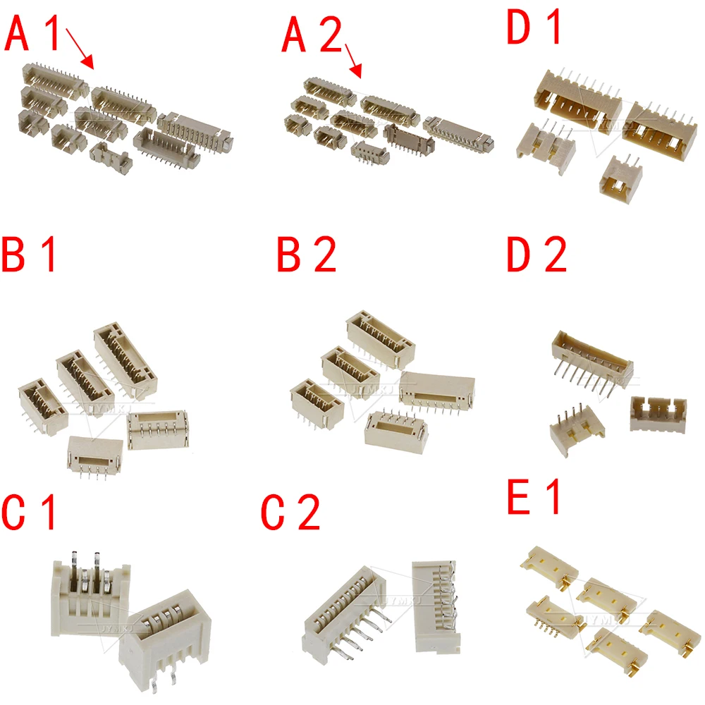 10 шт. JST 1,25 мм шаг разъем Micro GH1.25 2 Pin 2 3 4 5 6 7 8 9 10 P