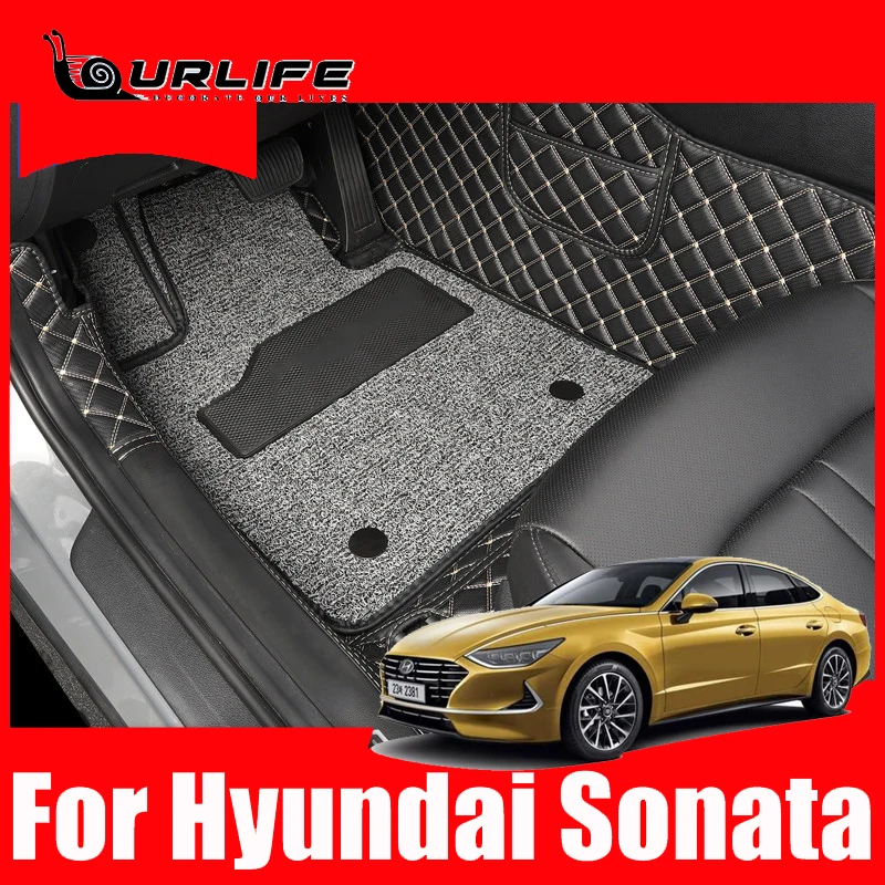 PROD 1005002854468622 Car Floor Mat Interior Carpet Pu Leather Foot Pad
Mats Cover Accessories Protection For Hyundai Sonata 2020 2021 DN8 10th