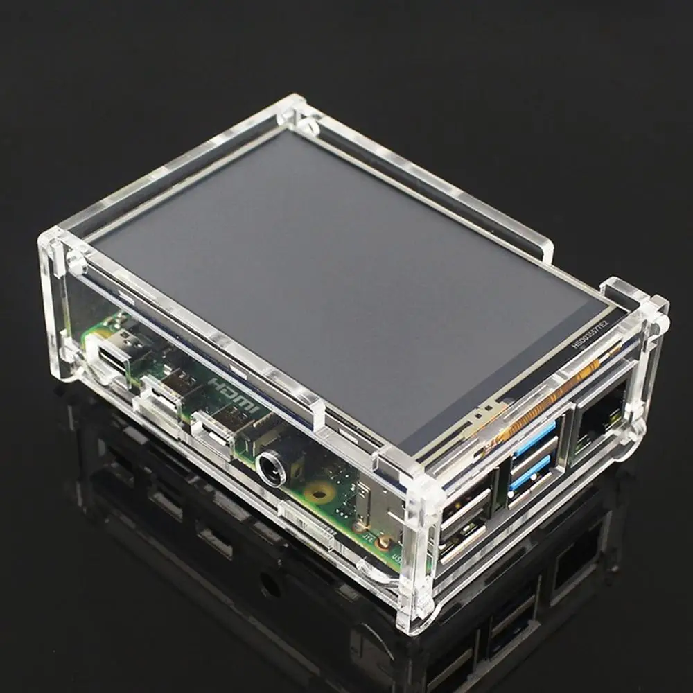 Для Raspberry Pi 4 Модель B 3 5 дюймовый ЖК дисплей сенсорный + стилус для сенсорного