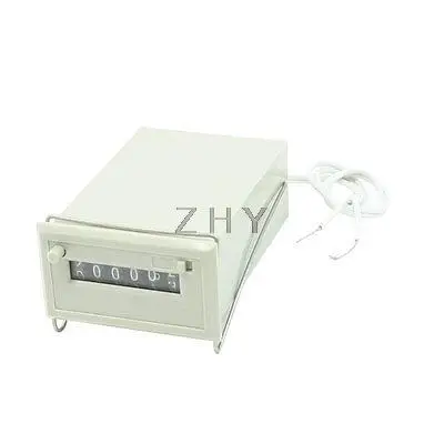 

CSK6-CKW AC 220V 6 Digits 2 White Wire Lockable Electronmagnetic Counter