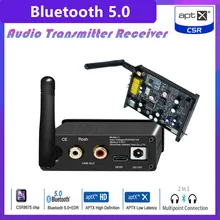 Lossless HIFI CSR8675 APTX HD Bluetooth 5.0 Wireless Receiver Adapter PCM5102A I2S DAC Decoding 24BIT TWS 3.5M RCA Output