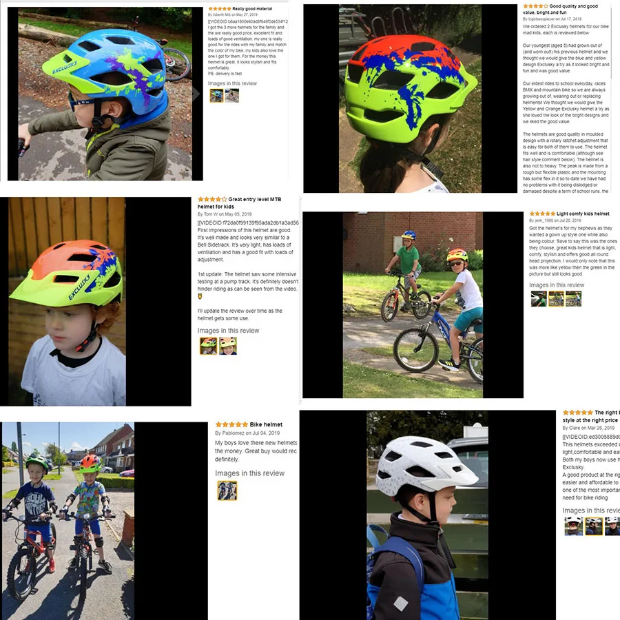 Helm Sepeda Balap Anak EXCLUSKY Helm 