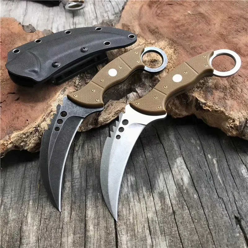 Тактический нож Tiger Claw с фиксированным клинком тактический Клинок для выживания