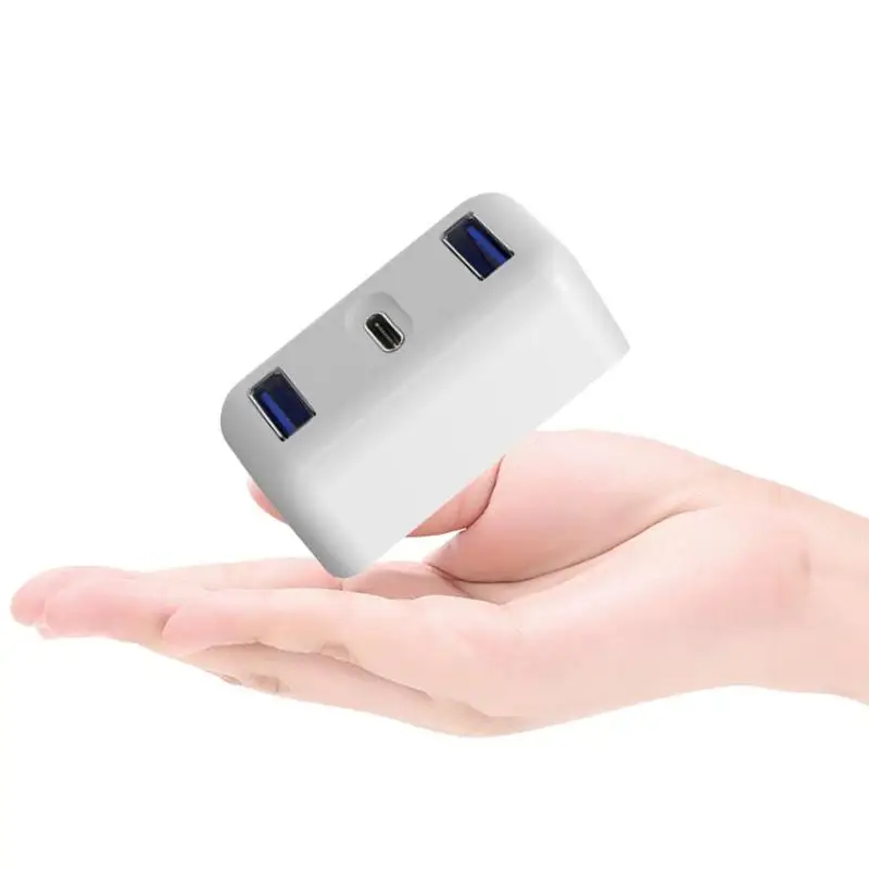 4-Порты USB 3,0 Тип ноутбук тип-c Мощность адаптер мини-usb-концентратор для MacBook Портативный Быстрая Зарядка Док-станция для iPad iPhone Smart Зарядное устройство - Цвет: 3 Ports