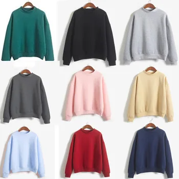 

Fashion 2019 new women's hooded V-neck pullover sweater fashion slim sweater