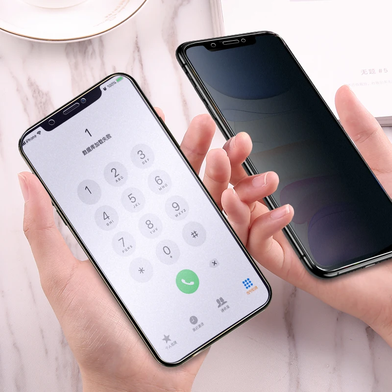 2 шт матовое+ Защитное стекло для iPhone X Xs max XR закаленное стекло для iPhone 7 8 6 6s Plus 11 pro max защита экрана
