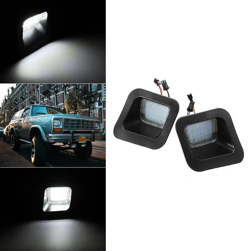 Для Dodge Ram 1500 2500 3500 03-18 светодиодный фонарь заднего номерного знака, 1 пара, персонализированное освещение, хорошее удобство