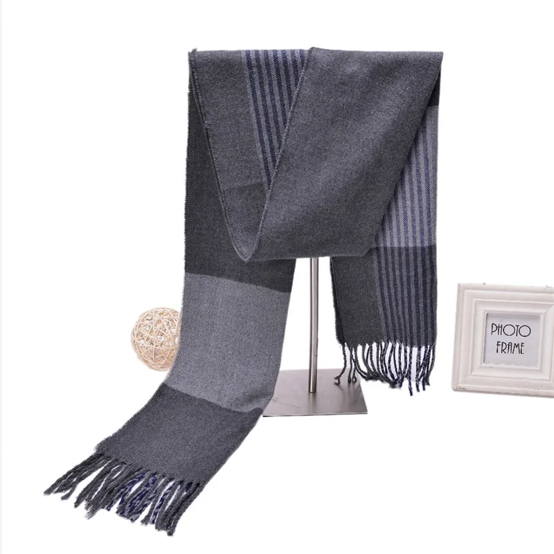 Style 10 Fashion New Autumn and Winter Men and Women Europe and America Imitation Cashmere British Lattice Tassel Scarf Winter Warm - Цвет: Style 10