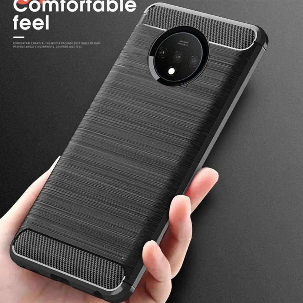 Чехол из углеродного волокна для Oneplus 8 7 T Pro чехол One Plus 6 6T 5 5T противоударный