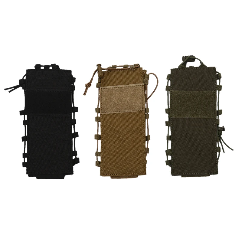 Tactical Water Bottle Pouch 1050D Nylon Military Canteen Cover Holster Outdoor Travel Kettle Bag