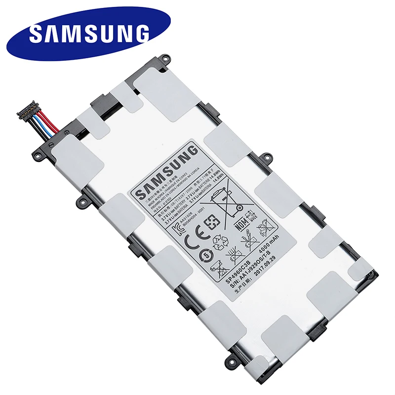 Аккумулятор для планшета Samsung SP4960C3B 7 0 мАч GALAXY Tab 4000 Plus P3110 P3100 P6200 P6210|Аккумуляторы