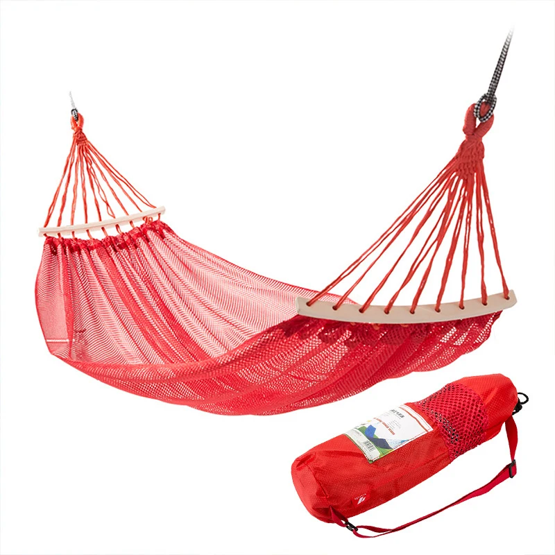 

Portable Camping/Garden Hammock 1-2 Person Travel Lightweight Hanging Chair with Storage Bag Parachute Fabric Outdoor Furniture