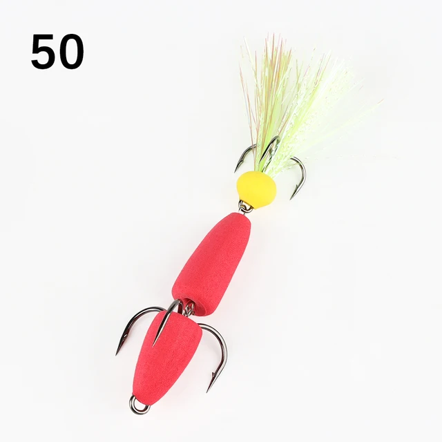 W.P.E New Fishing Lure 1pcs M Swim Bait Soft Lure High Density Foam Lure Fishing Tackle Multicolor Bass Artificial Lure Wobblers 50