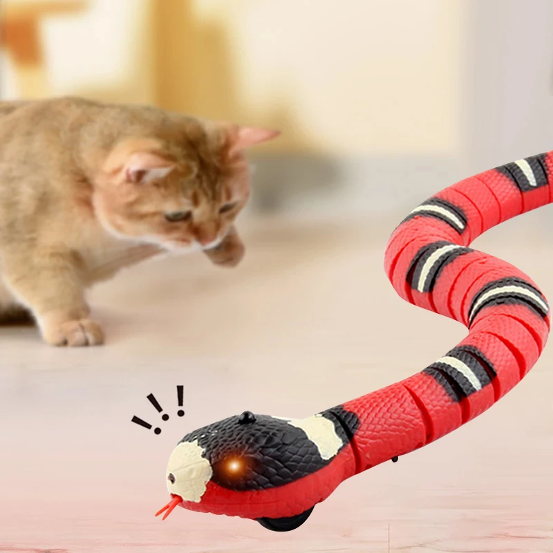 Brinquedos Inteligentes Do Gato Que Detectam O Jogo Eletrônico Automático  Interativo Do Gato Da Serpente Que Teasering Brinquedos Do Gatinho  Recarregável De Usb Para Gatos Cães Pet - Brinquedos Para Gatos - AliExpress