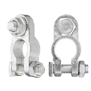 

Zinc Alloy Positive& Negative Pole Car Battery Terminal Clamp Clip Connector Kit
