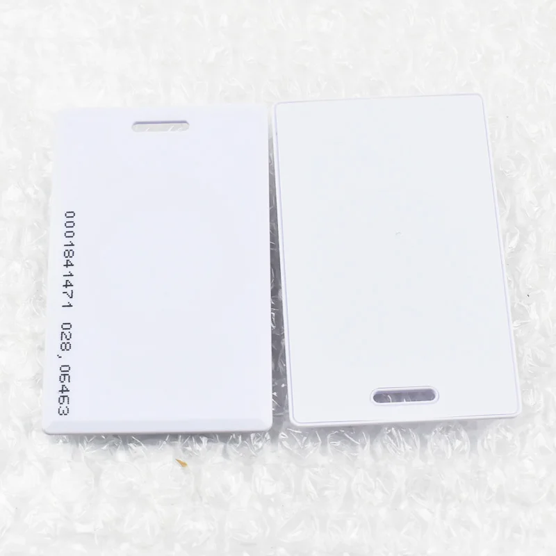 100 шт./лот 125 кГц RFID-метка EM ID TK4100/EM4100 толстая карта системы контроля доступа