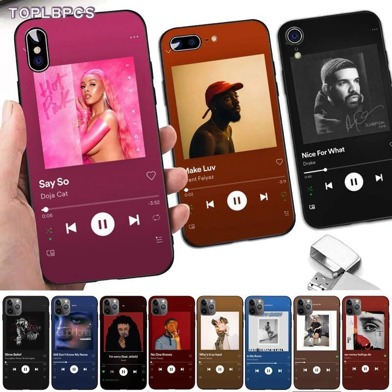 Aesthetics Songs Lyrics Aesthetic Customer Phone Case For Iphone 13 8 7 6 6s Plus X 5s Se Xr 11 12 Pro Xs Max Mobile Phone Cases Covers Aliexpress