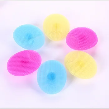 

Baby Silicone Shampoo Brush Infant Massage Comb Bath Wipe Soft Head Hair Wash Brushes Cleaning Care Tool