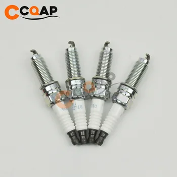 

4 x Dual Iridium Spark Plugs 12290-R41-L01 DILZKR7A-11GS For Honda Accord Civic HR-V 12290R41L01 DILZKR7A11GS