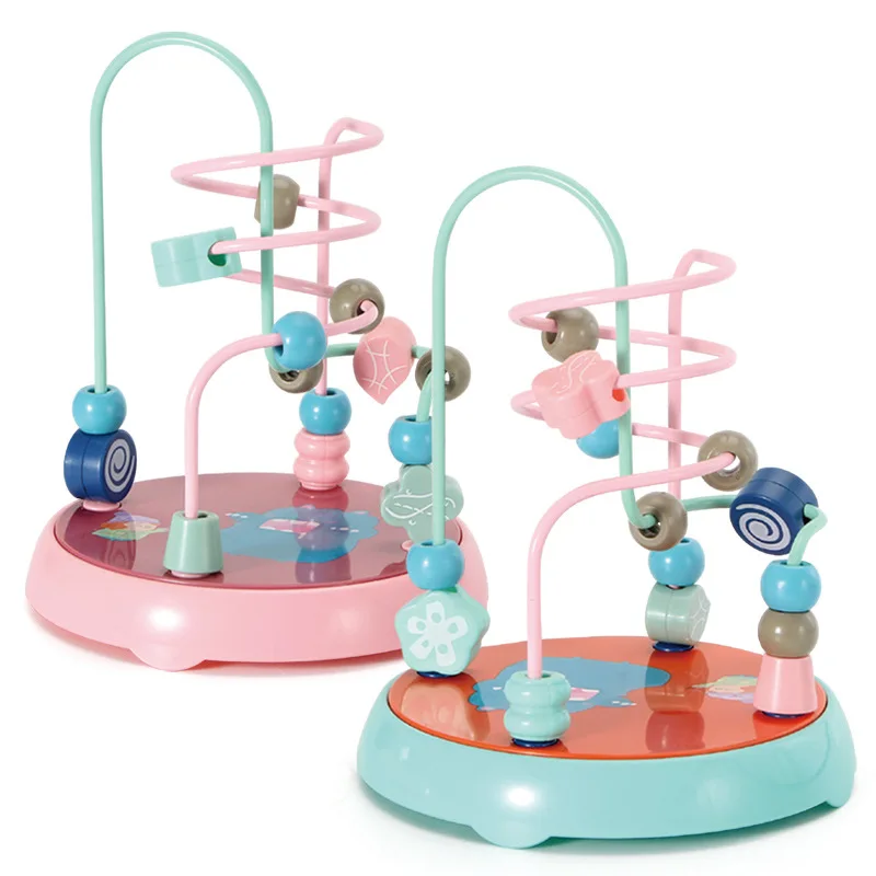 Ys игрушка-нанизыватель из бисера 1-2-3 лет, браслет из бисера для детей 1-2-3 лет, развивающая емкость для детей раннего возраста
