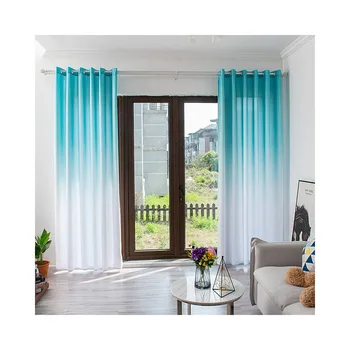 

Lychee Gradient Color Window Blackout Curtains for Living Room Bedroom Modern Shade Curtains Finished Blackout Curtains