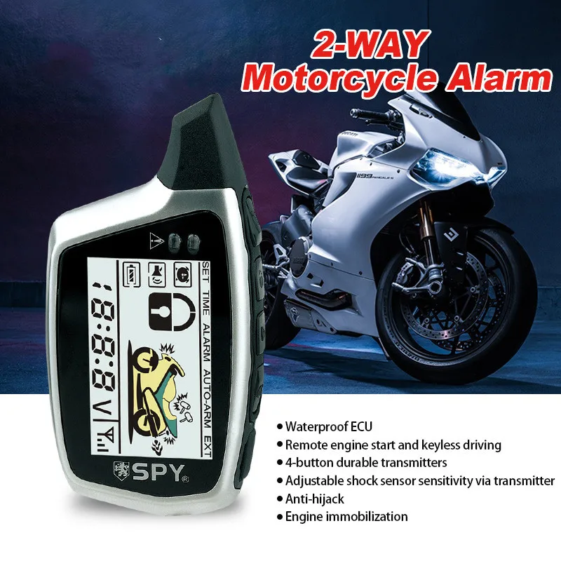 ImmobilizerTwowayMotorcycleAlarmRemoteEngineStartUniversal