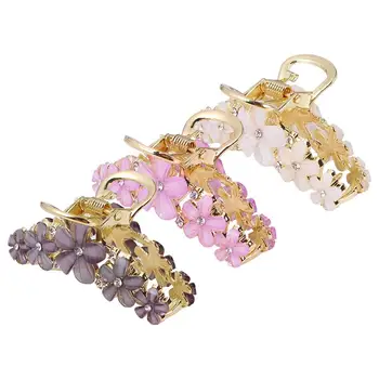 

3pcs Hair Clip Women Flower Claw Clip Hair Barrettes Hair Accessory for Women