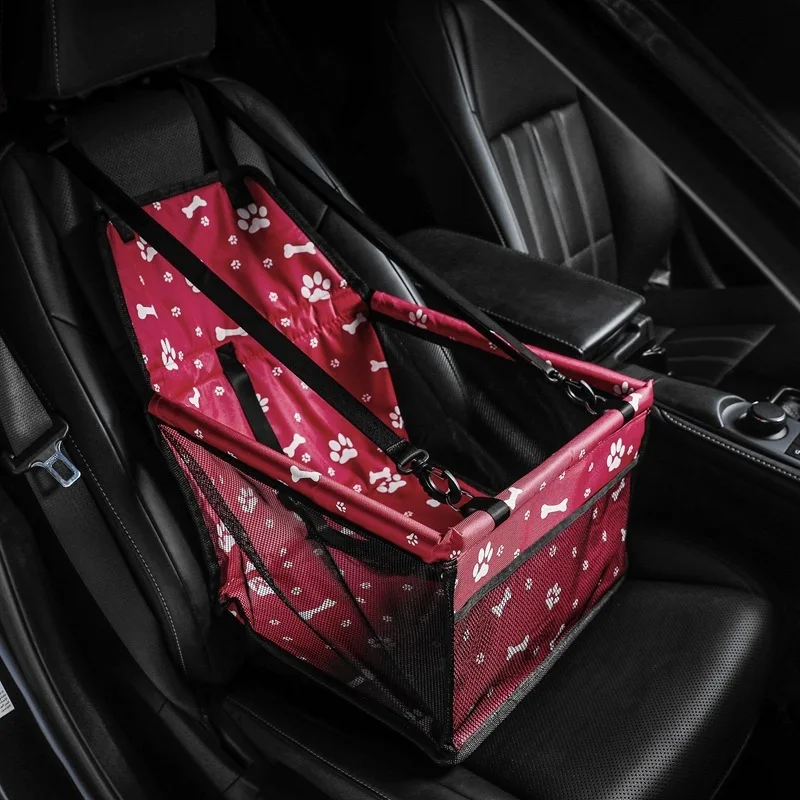 Pet Carrier Bag PVC tube Cover Pad Dog Seat Carry Cat Puppy House Car Travel Folding Hammock Waterproof Basket