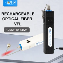 Caneta clara vermelha do localizador visual 10mw da falha do detector de testes do cabo da fibra ótica para o cabo vfl de ftth