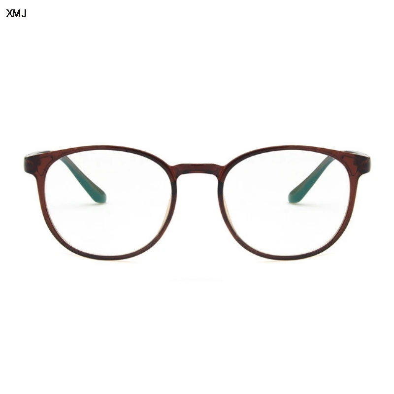 Новые ретро круглые квадратные оправы для очков, оптические очки, оправа для очков, прозрачные ретро очки для близорукости, очки для девушек - Цвет линз: tea